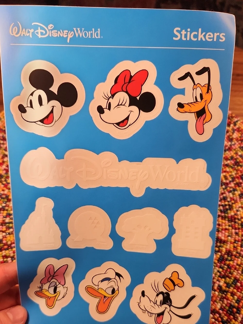 Disney Parks Lot Stickers Maps Coasters Tattoos Scrapbook Bundle WDW